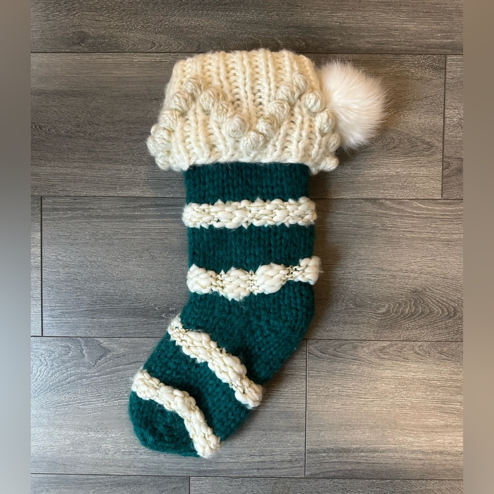 Anthropologie Christmas Stocking